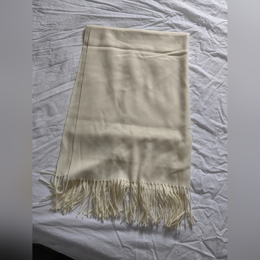 Elegant Cream Scarf